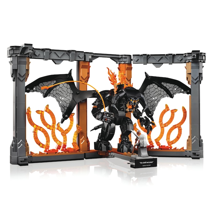 LEGO Icons The Lord of the Rings: Balrog Book Nook, , large