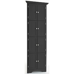 Westwick Tall Corner Storage Cabinet with 8 Doors, , large