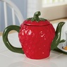 Strawberry Teapot, , large