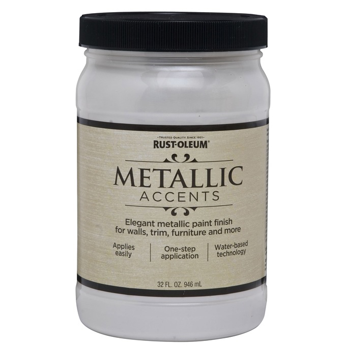 Rust-Oleum Metallic Accent Paint, Clear, large