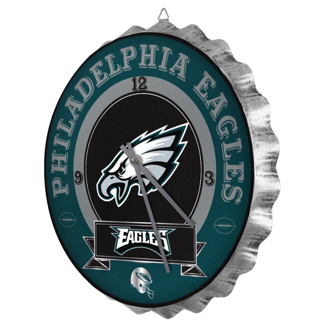NFL Bottle Cap Wall Clock, , large