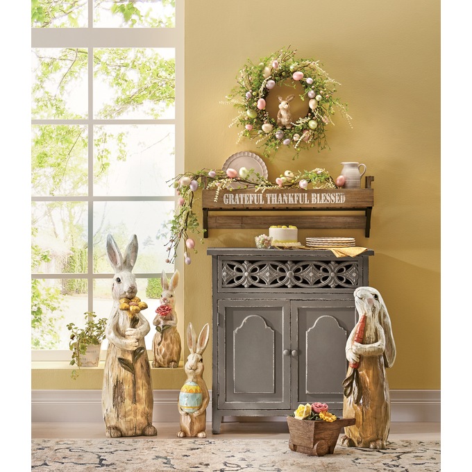 Easter Wreath with Bunny, , large