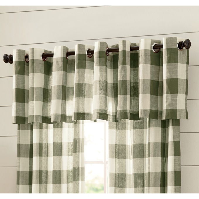 Buffalo Plaid Valance, , large