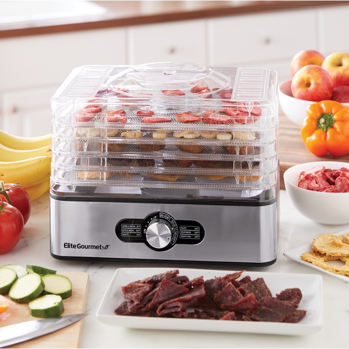 Elite Gourmet 5-Tray Food Dehydrator