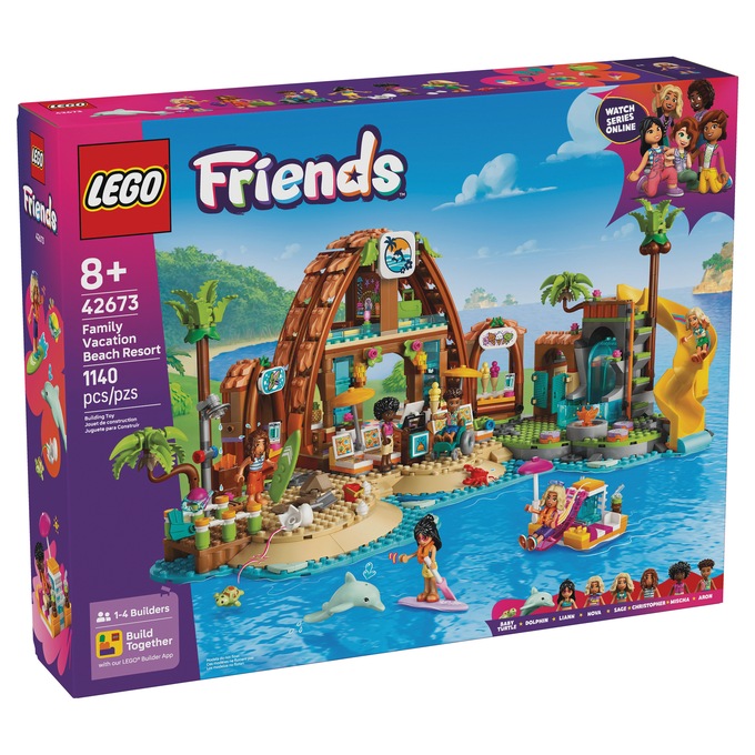 LEGO Friends Family Vacation Beach Resort, , large