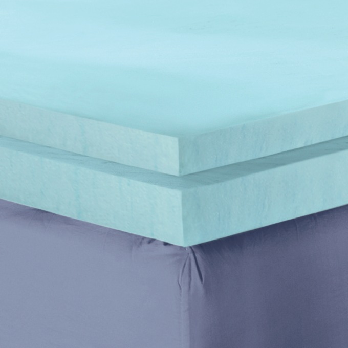 3 5 Inch Sleep Connection Viscose Memory Foam Topper With Smooth