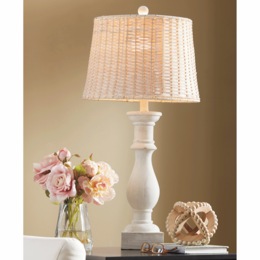 Rattan Shade Table Lamp, , large