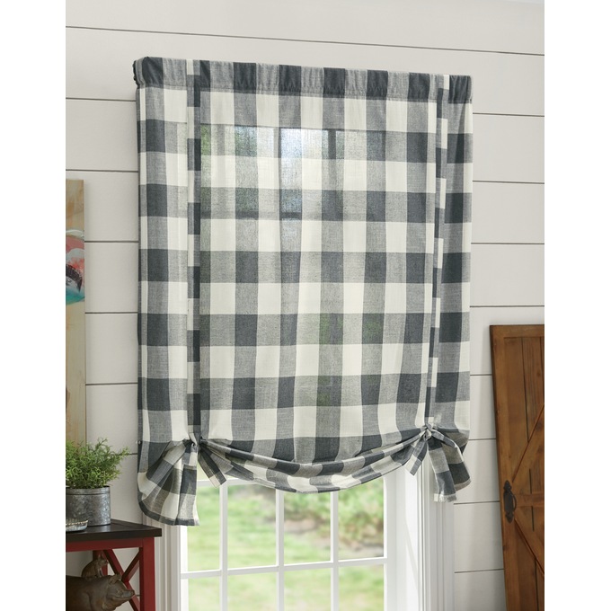 Buffalo Plaid Tie Shade, , large
