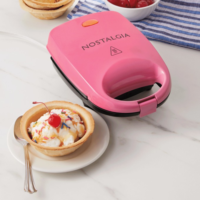 Nostalgia MyMini Waffle Bowl Maker, , large