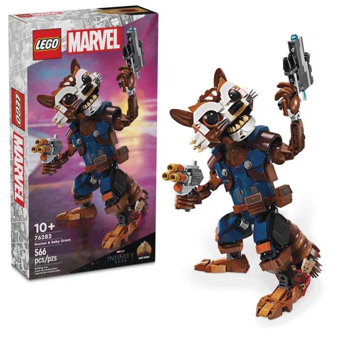 LEGO Marvel Rocket & Baby Groot, , large