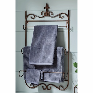 Margot Scrolled Towel Rack, , large