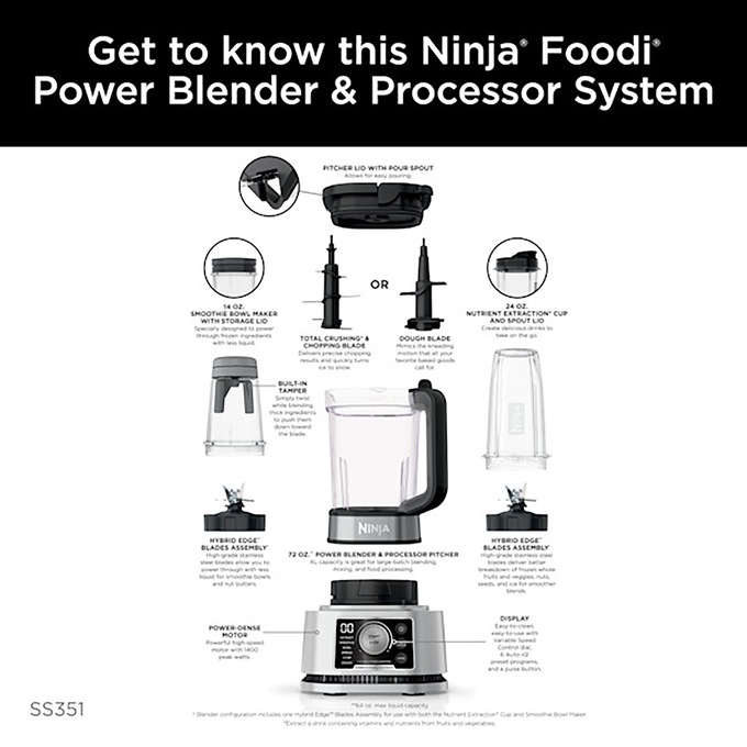 Ninja Foodi Power Blender & Processor System