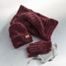 Crazy Soft Chenille Hat/Scarf/Glove Set, , large