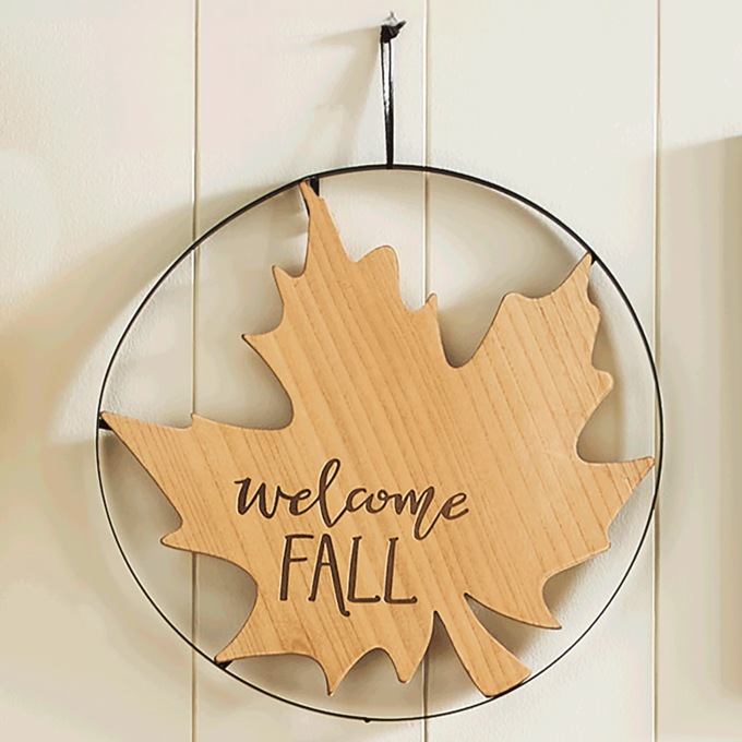 Welcome Fall Sign, , large