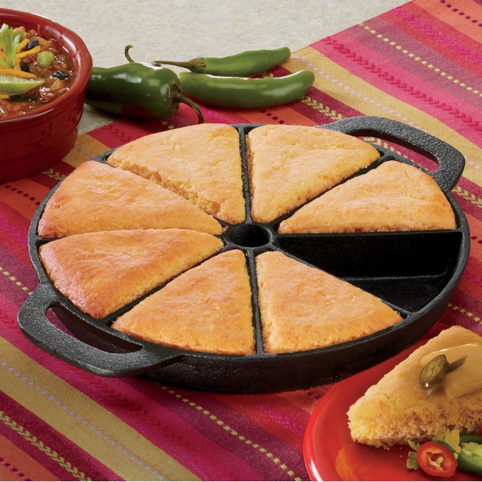 Pre-Seasoned Cast Iron Cornbread Pan