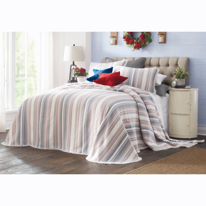 Rustic Stripe Sham, , large