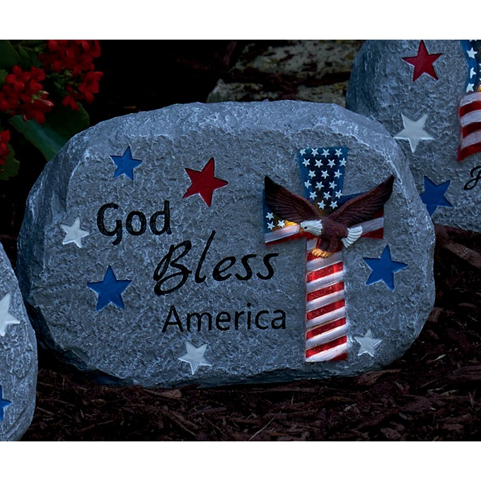Solar Patriotic Stepping Stone, , large