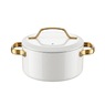 Gotham Steel 11-Piece Modern Kitchen Cookware Set, Cream, large