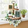 St. Patrick&#39;s Day D&eacute;cor Kit and 2-Tiered Tray Set, , large