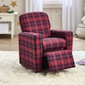 Kids&rsquo; Plaid Recliner, , large