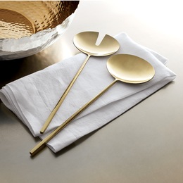 Oval Salad Serve Set, , large