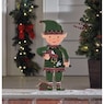 Chunky Wood Christmas Elf, , large