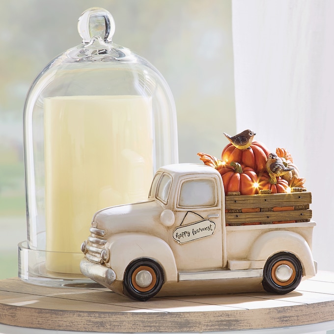Lit Harvest Truck Décor, , large