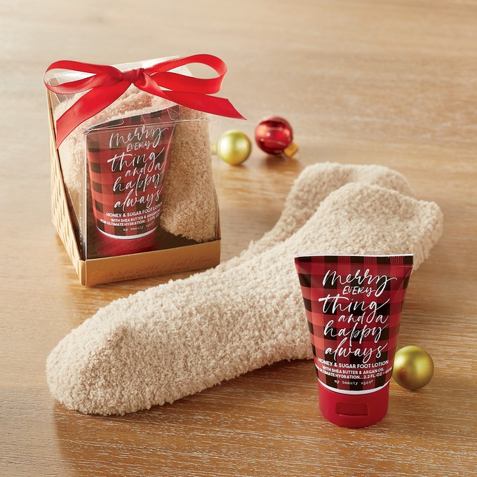 Spa Socks and Lotion Gift Set Country Door