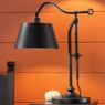 Industrial Adjustable Table Lamp, Black, large