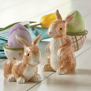 Set of 2 Bunny Patch Egg Cups, , large
