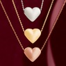 10K Gold Heart Pendant, , large