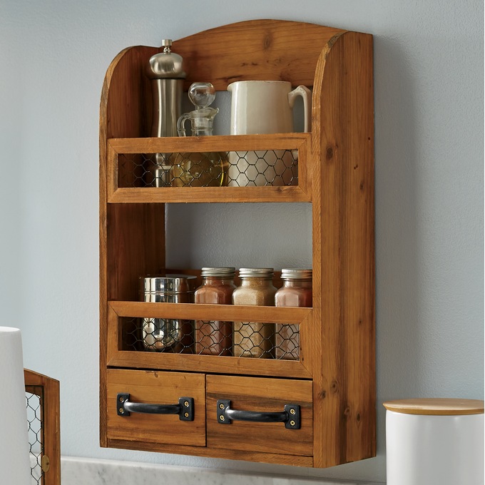 Chicken wire spice rack hot sale