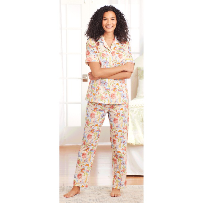 Woven Print Pajama, , large