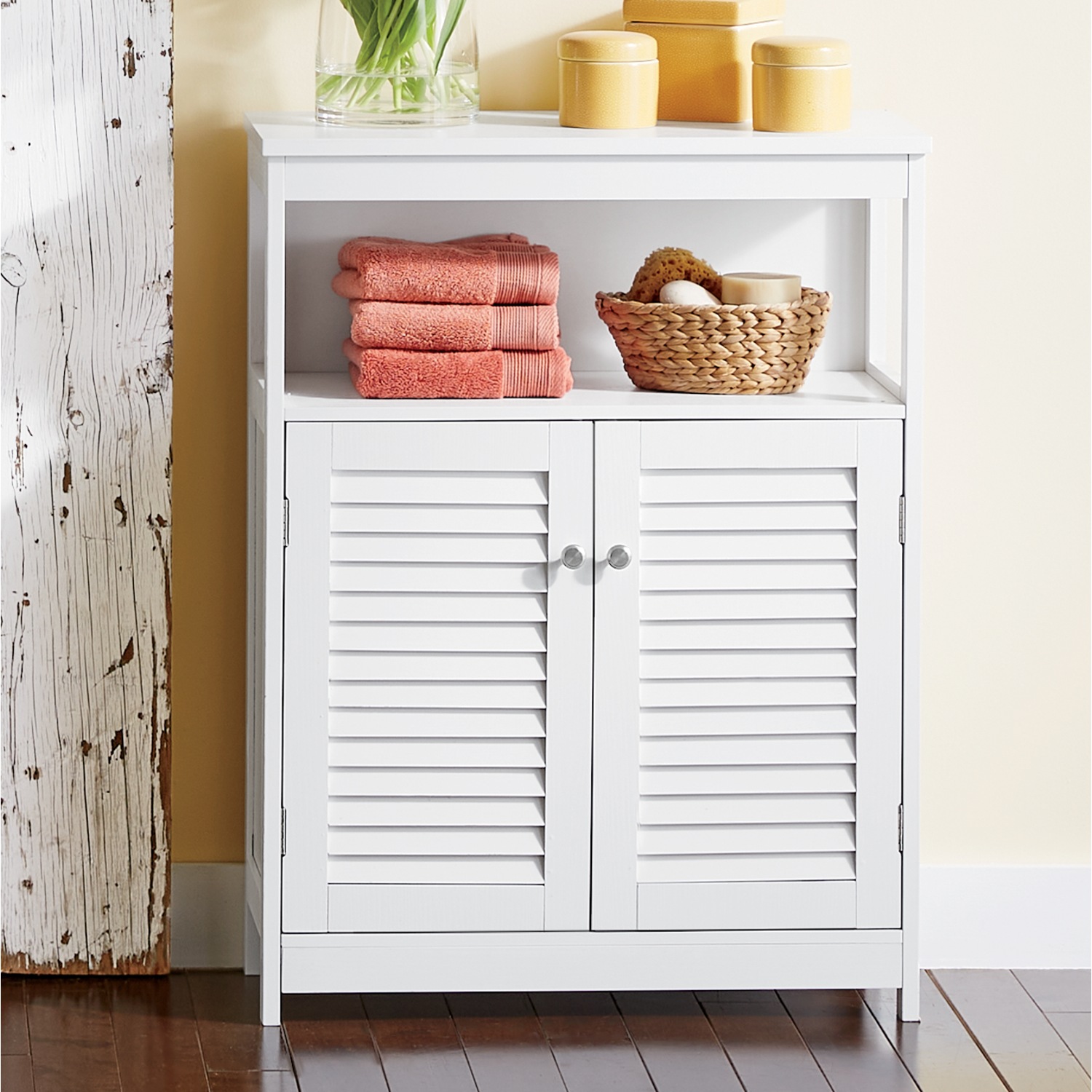 Shutter Bath Storage Collection Short Cabinet | Country Door