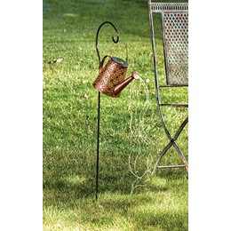 Watering Can Solar Stake, , large