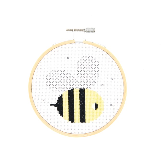 4" Cross Stitch Kit, , large