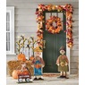 Chunky Wood Cutouts Lit Harvest Dog, , large