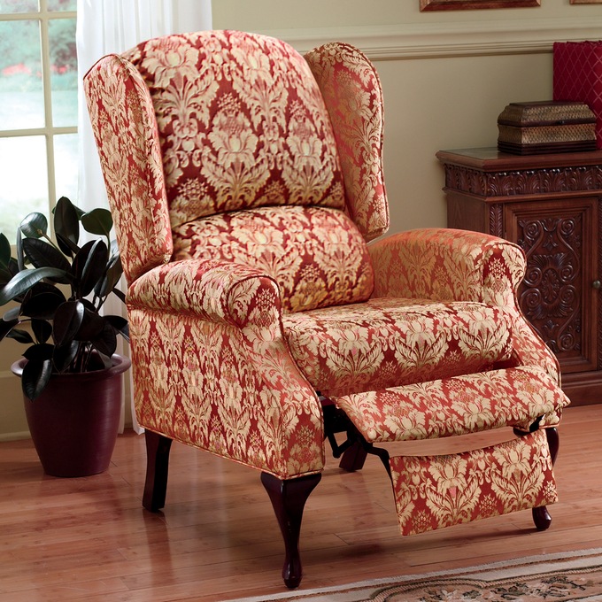 Wingback recliner outlet chairs for sale