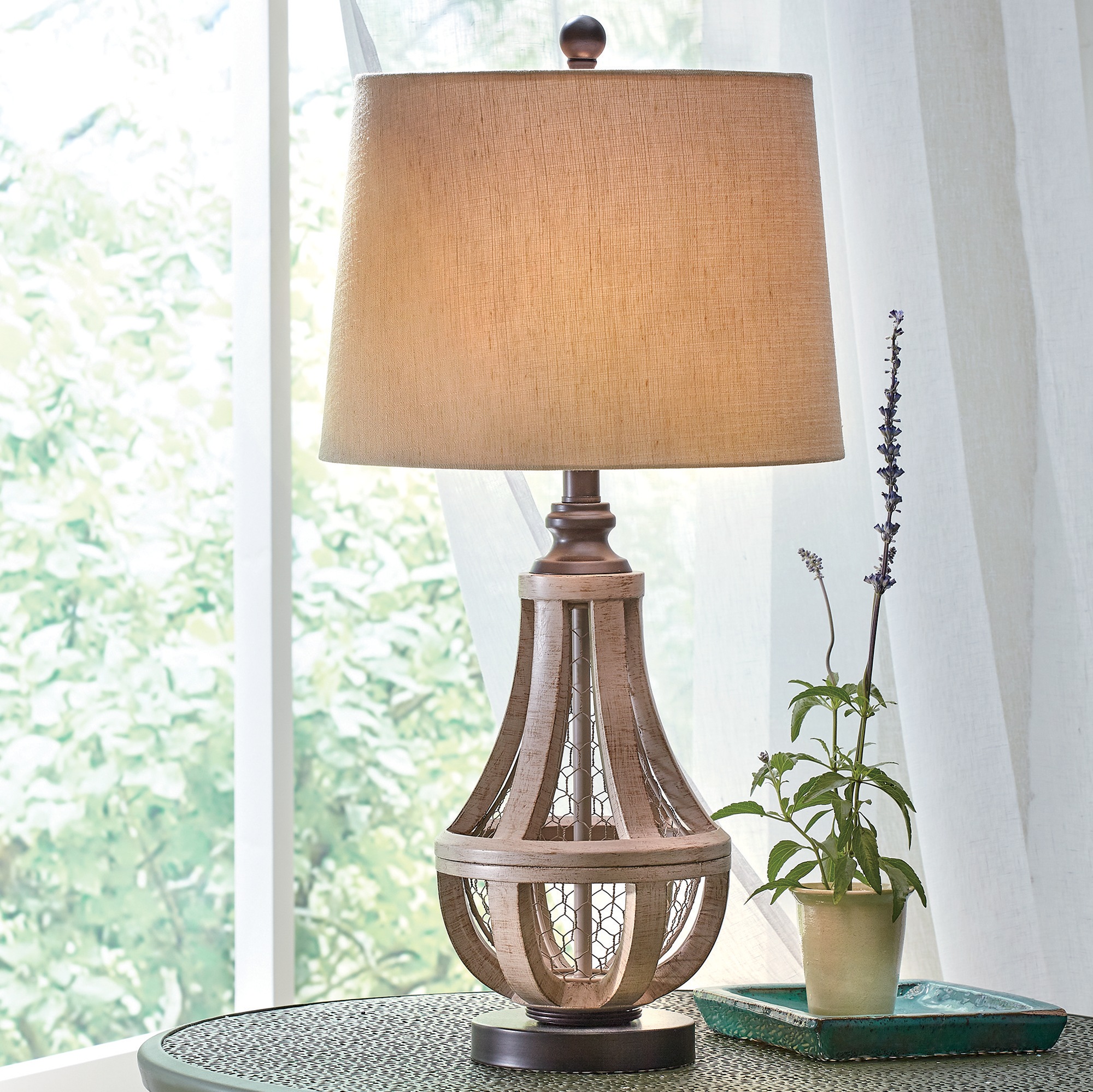 chicken table lamp