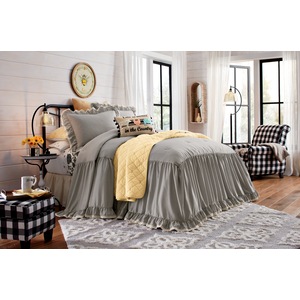 Remi Ruffled Bedspread, , large