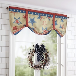 American Stars Tie-Up Valance, , large