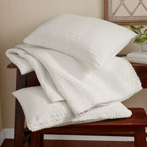 Cordelia Eyelet Oversized Quilt , , large