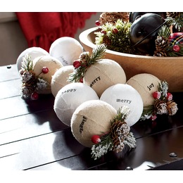 Holiday Ball Bowl Filler, , large