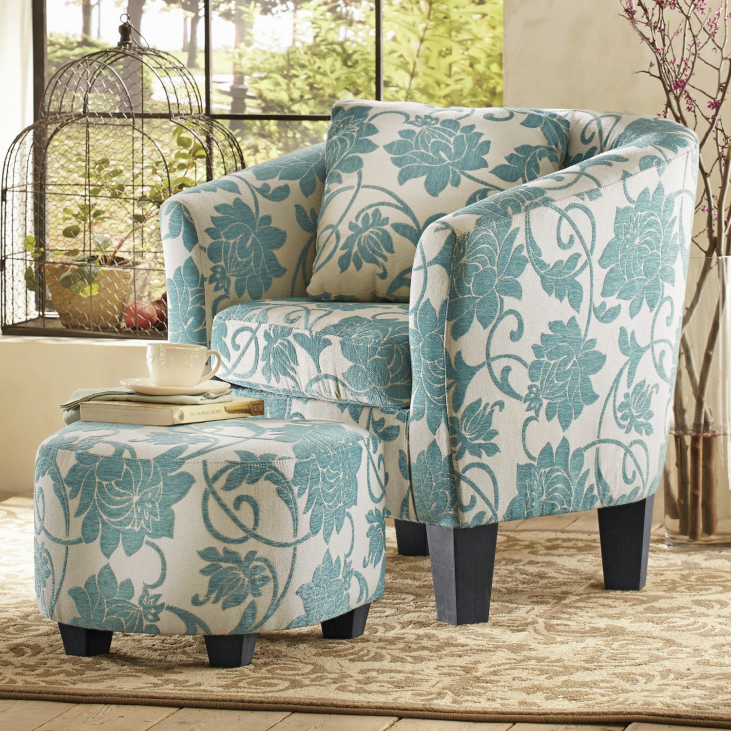 Crestview Accent Chair Ottoman Crestview Accent Chair Ottoman