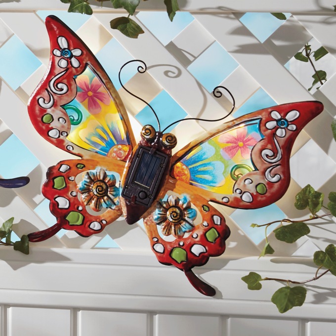 Solar Metal Butterfly, , large