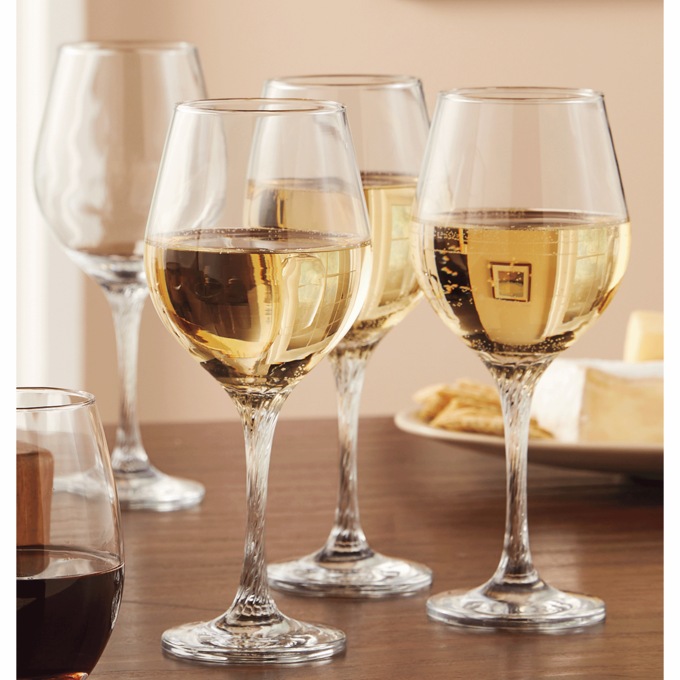 Set of 4 Personalized Wine Glasses, , large