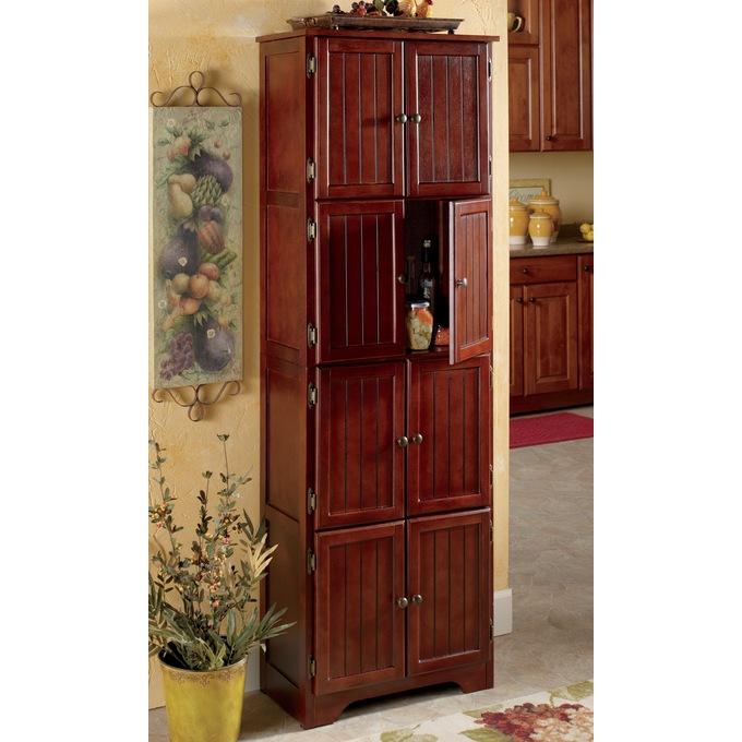 Westwick Tall Wooden Cabinet with 8 Doors, , large