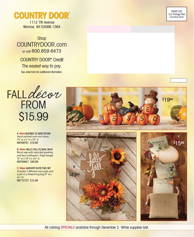 Fall 2019 Country Door
