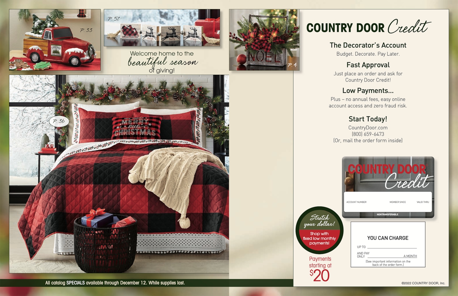Holiday 2022 Country Door